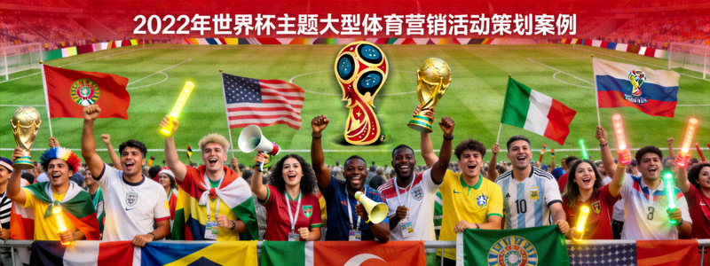 2022年世界杯主题大型体育营销活动策划案例封面 - 球迷狂欢场景